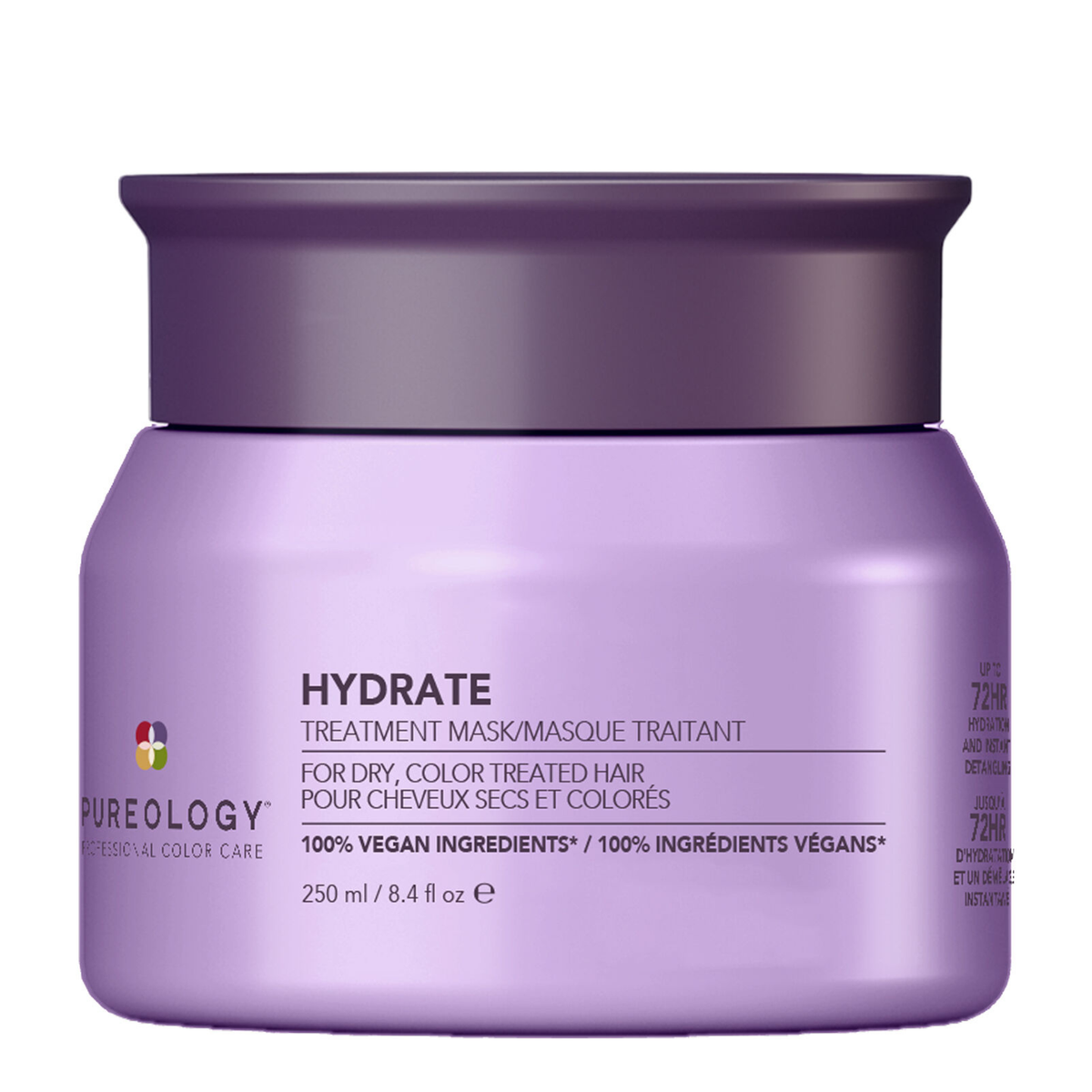 Pureology Hydrate Hair Treatment Mask 250 mL — front of jar