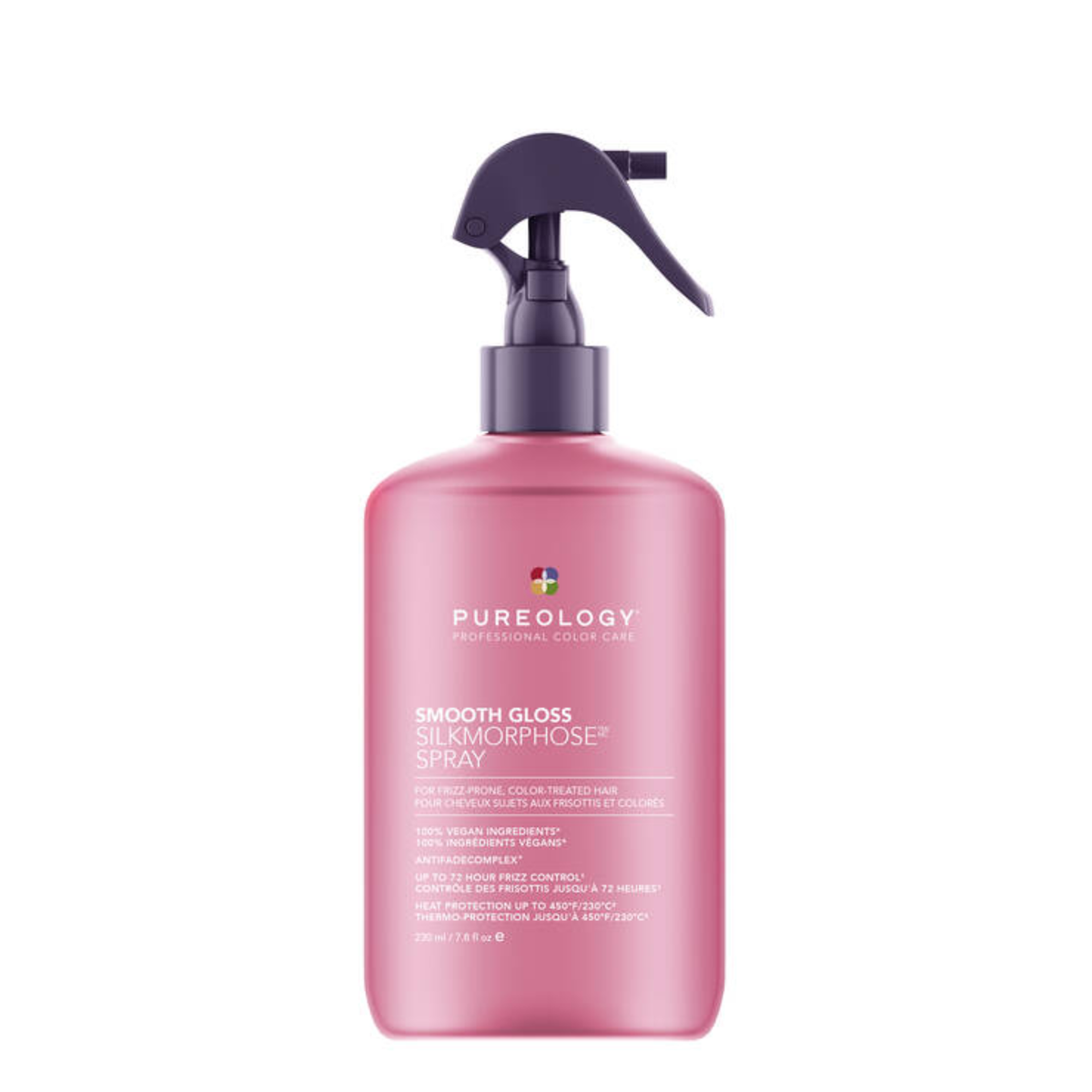 Pureology Smooth Gloss Silkmorphose Spray 230 mL — front of spray bottle