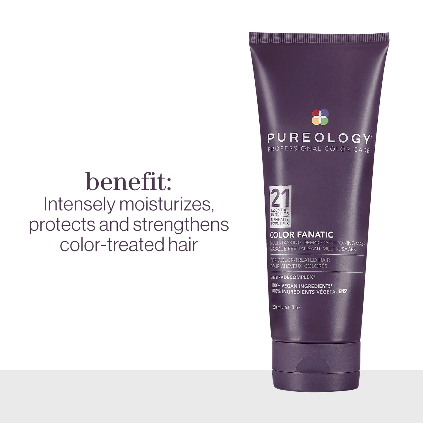 Pureology Colour Fanatic Multi-Tasking Deep Conditioning Mask 200mL | 21 Benefits for Colour-Treated Hair