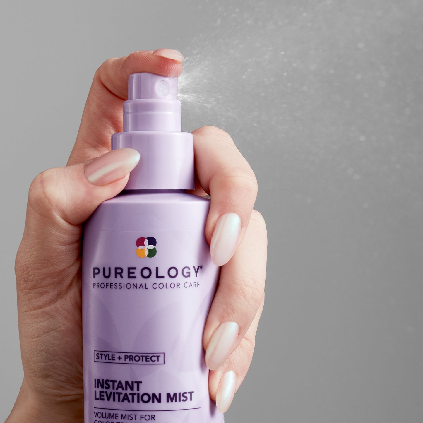 Pureology Style + Protect Instant Levitation Mist 150ml | Weightless Volume & Heat Protection for Fine, Color-Treated Hair