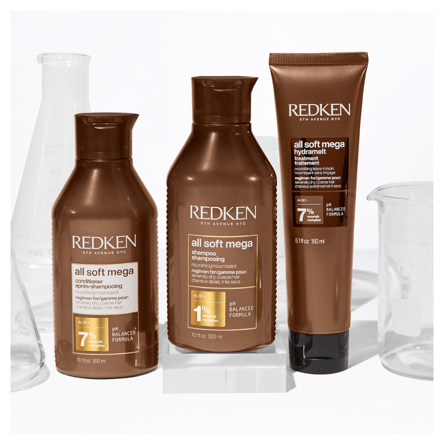 Redken All Soft Mega Curls HydraMelt Treatment 150ml | Intense Hydration for Severely Dry, Curly & Coily Hair