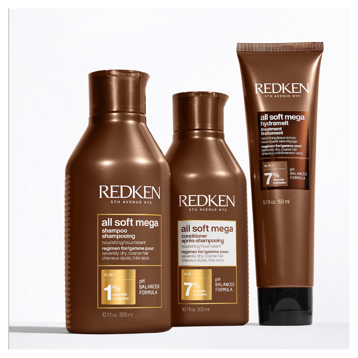 Redken All Soft Mega Curls HydraMelt Treatment 150ml | Intense Hydration for Severely Dry, Curly & Coily Hair