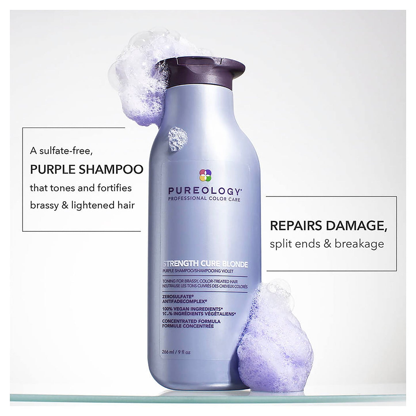 Strength Cure Blonde Purple Shampoo 266mL Default Title