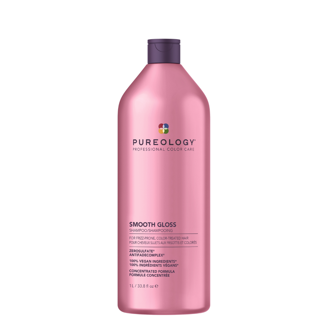Pureology Smooth Gloss Shampoo 1L — front of 1000 mL bottle
