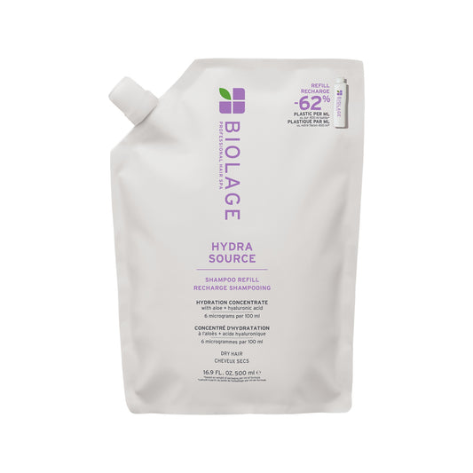 Biolage Hydra Source Shampoo Refill 500ml, pack shot
