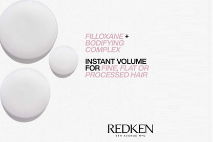 Redken Volume Injection Shampoo 300mL – Lightweight Lift for Fine, Flat Hair
