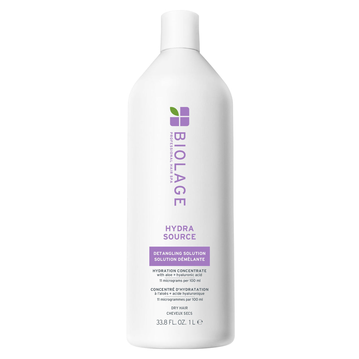 Biolage Hydra Source Detangling Solution 1000ml, pack shot