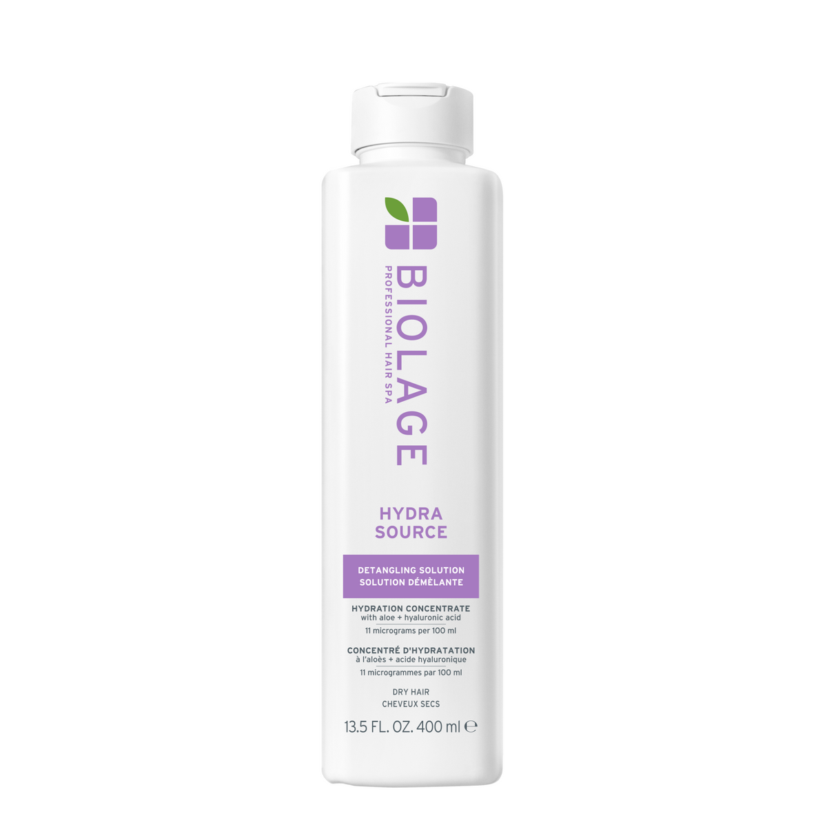 Biolage Hydra Source Detangling Solution 400ml, pack shot