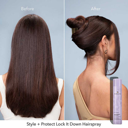 Pureology Style + Protect Lock It Down Hairspray 312g