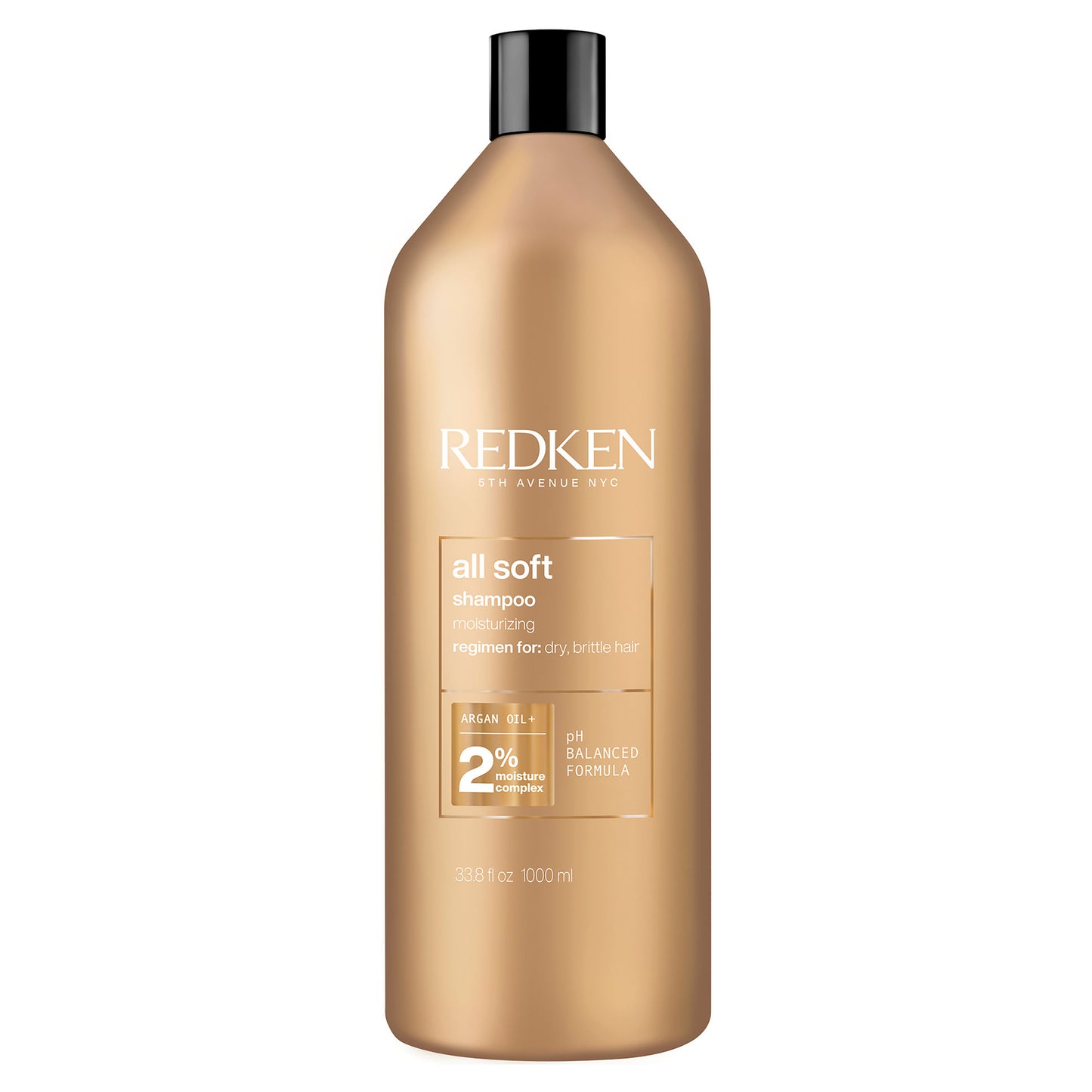 Redken All Soft Shampoo With Argan Oil 1000ml 1L