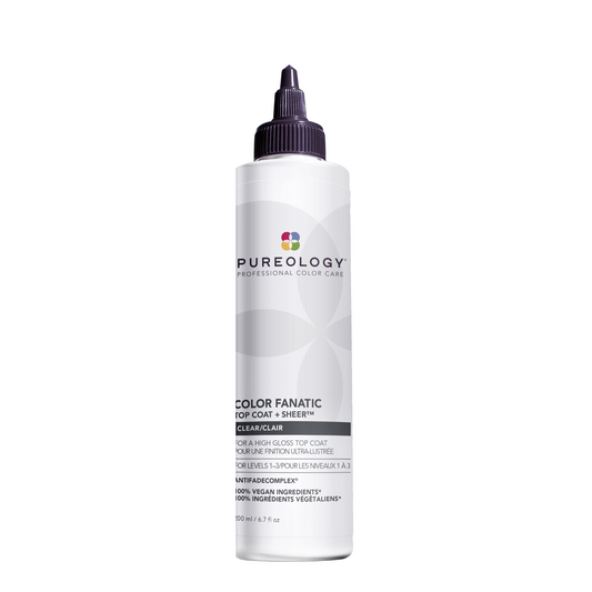 Pureology Color Fanatic Top Coat + Sheer Clear 200 mL — front of bottle