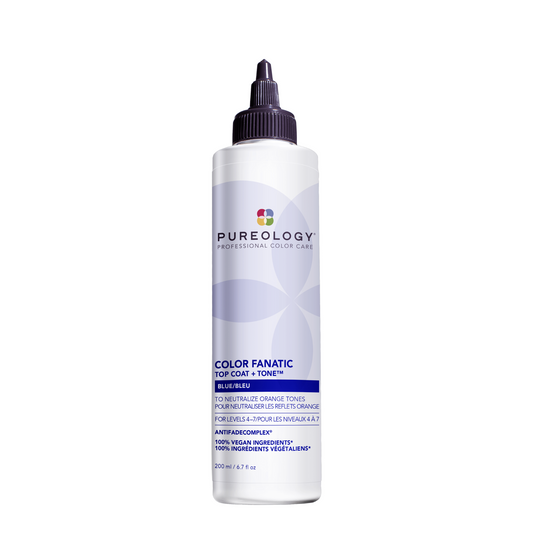 Pureology Color Fanatic Top Coat + Tone Blue 200 mL — front of bottle