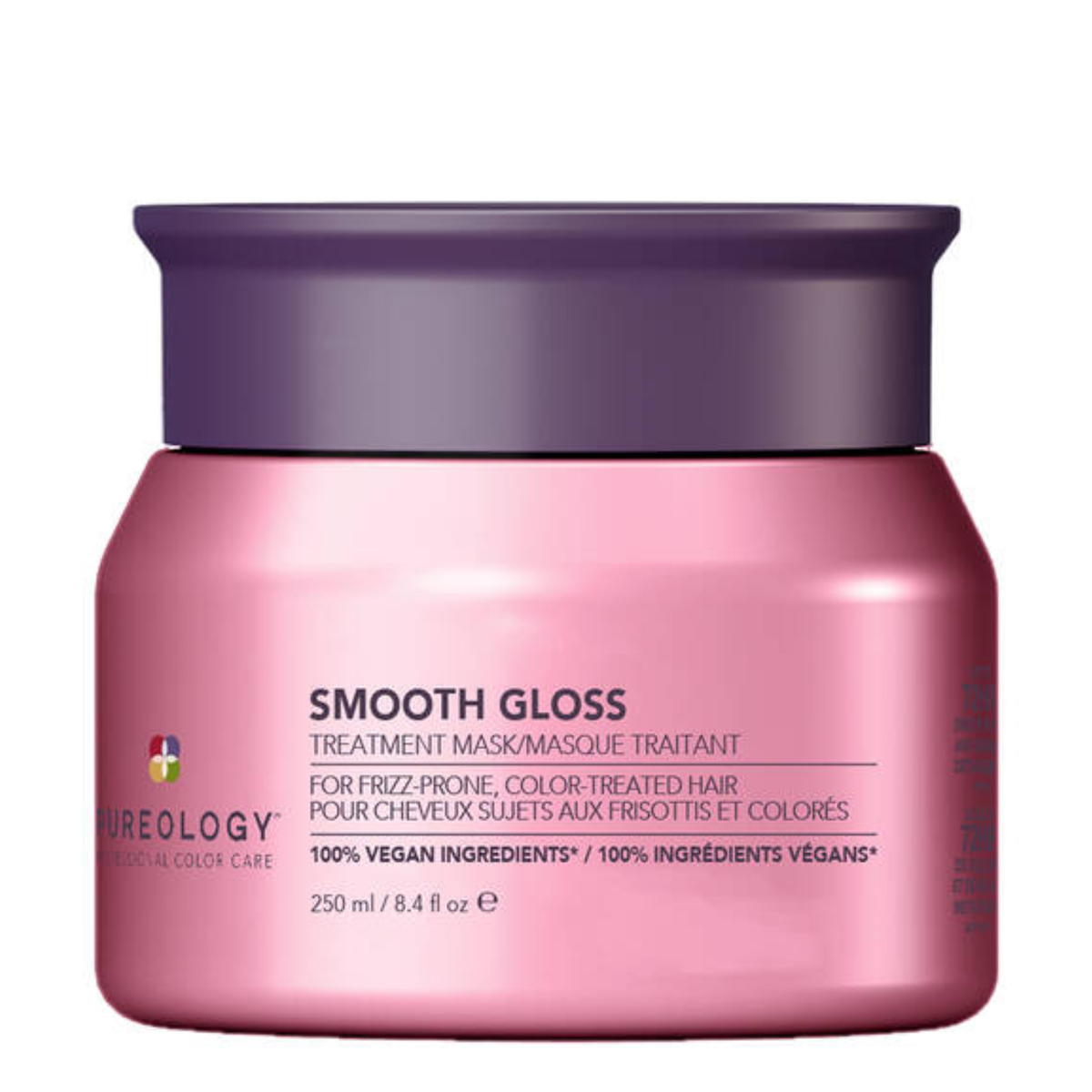 Pureology Smooth Gloss Treatment Mask 250 mL — front of jar