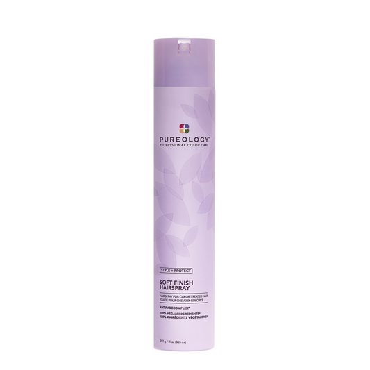 Pureology Style + Protect Soft Finish Hairspray 312 g — front of can