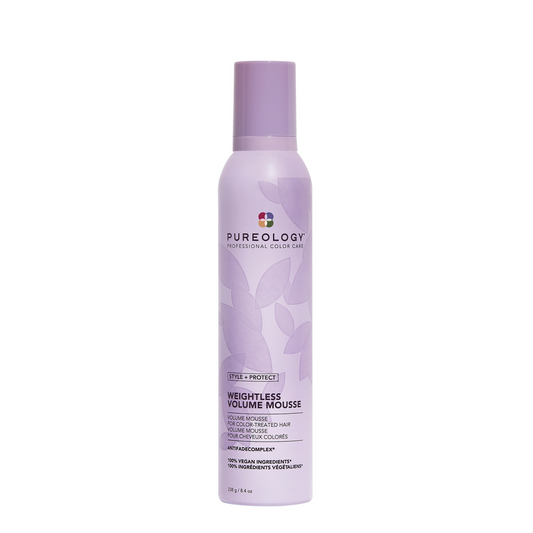 Pureology Style + Protect Weightless Volume Mousse 238g, front of can