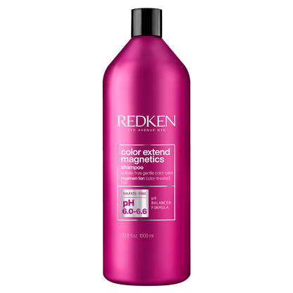 Redken Color Extend Magnetics Sulfate-Free Shampoo 1000ml | Colour Protection & Shine