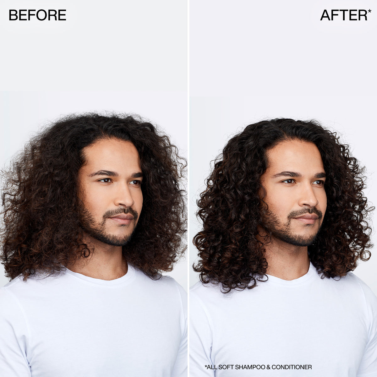 Redken All Soft Conditioner 500 mL — before and after hair photo