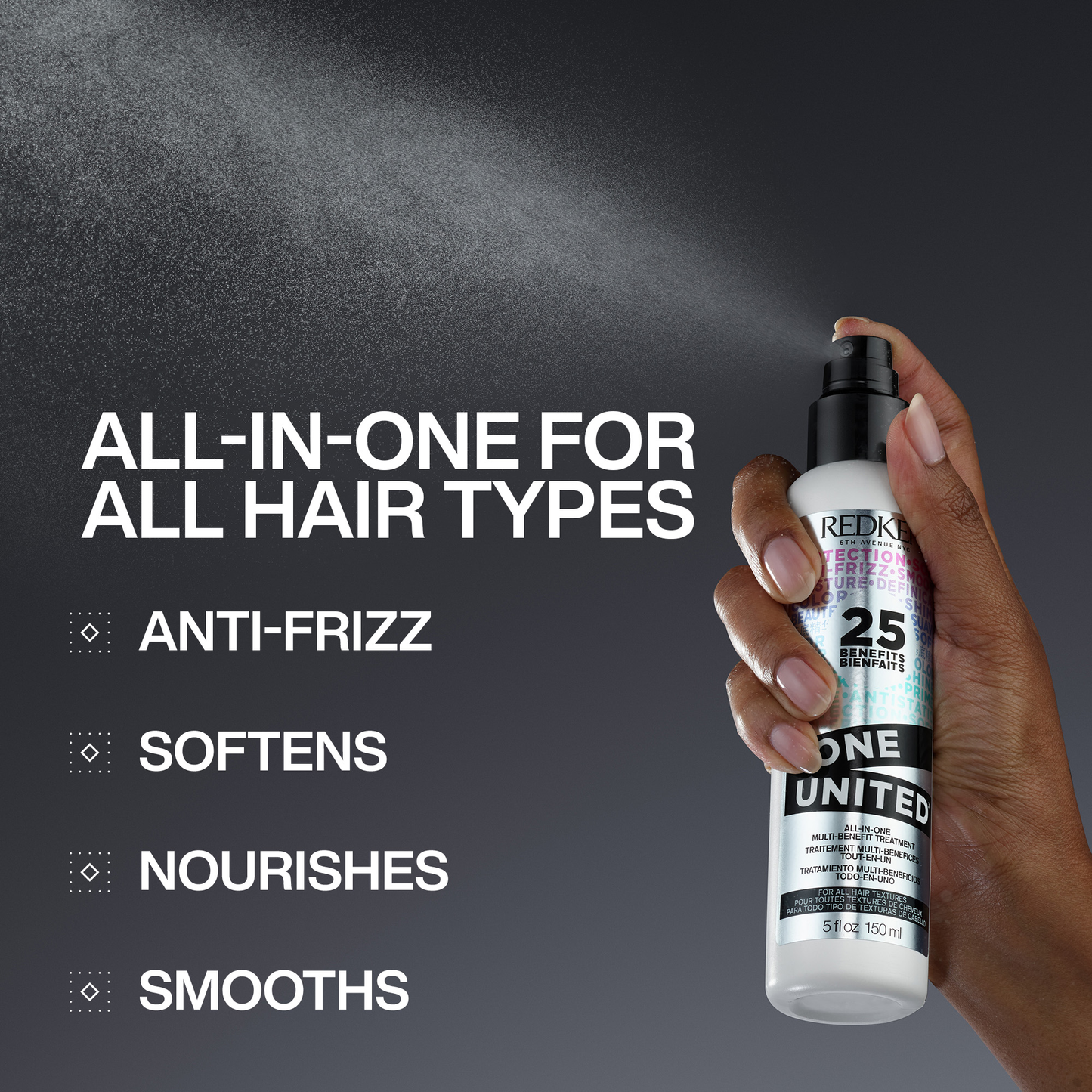 Redken One United Multi-Benefit Treatment 150ml | 25 Benefits for All Hair Types
