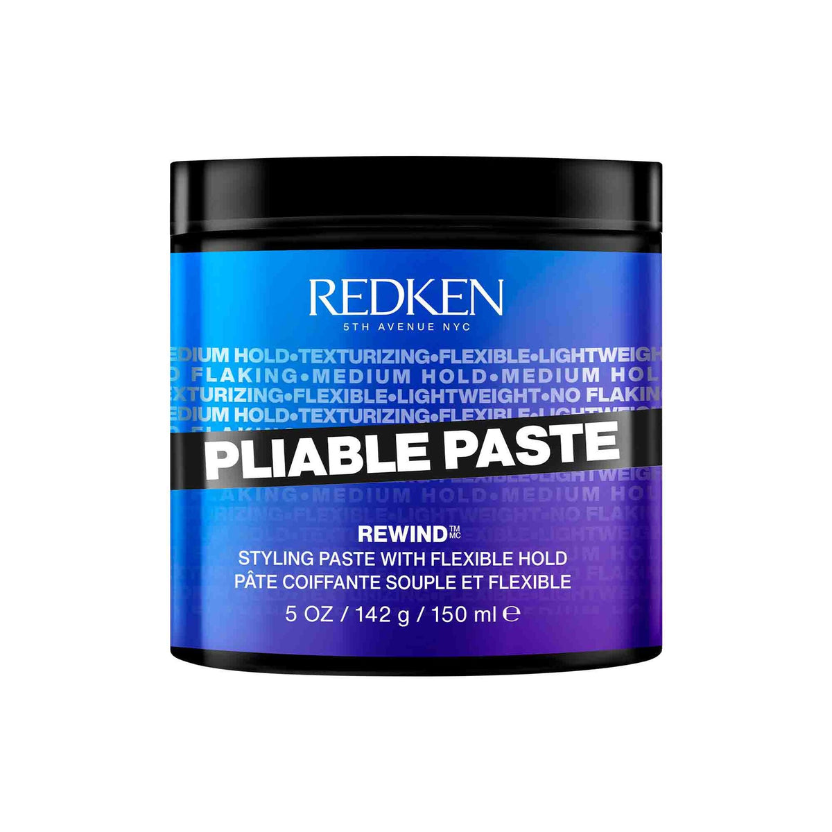 Redken Pliable Paste 150ml, front of tub