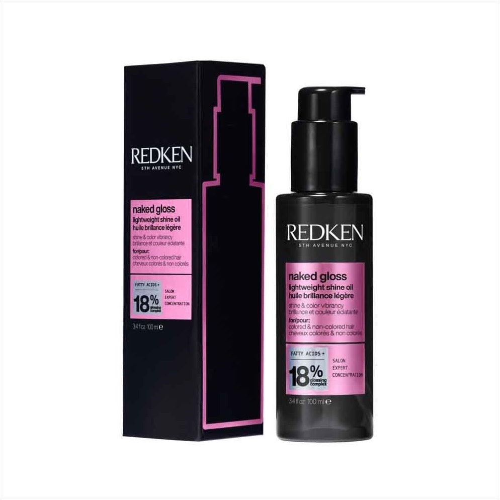 Redken Acidic Color Gloss Naked Gloss Lightweight Shine Oil 100 mL — bottle and box