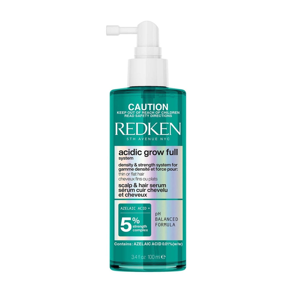 Redken Acidic Grow Full System Scalp & Hair Serum 100 mL — front of bottle