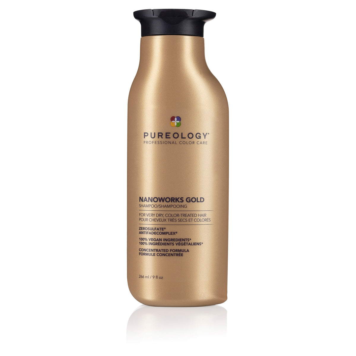 Pureology Nanoworks Gold Shampoo 266 mL — front of bottle